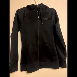 Small black north face sweater